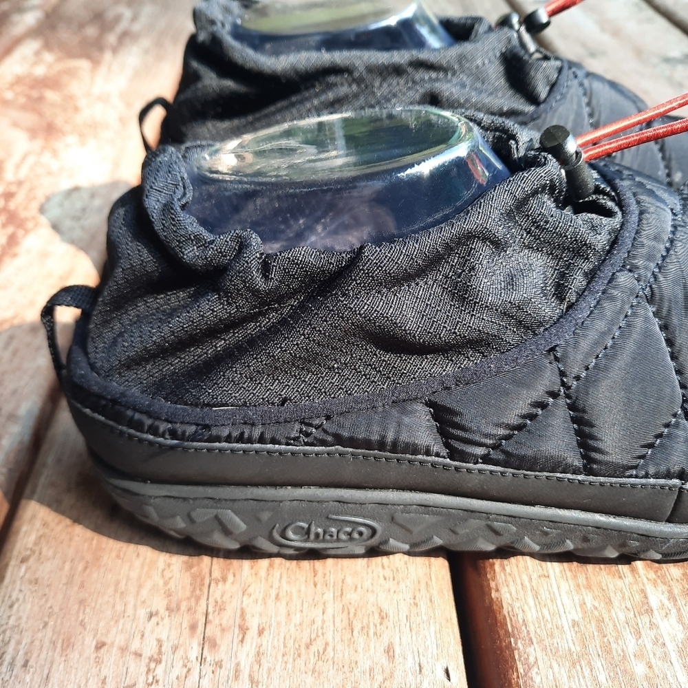 Chaco Ramble Puff Cinch Slippers Black Quilted Nylon JCH107479 Size 10.5 - Picture 4 of 16